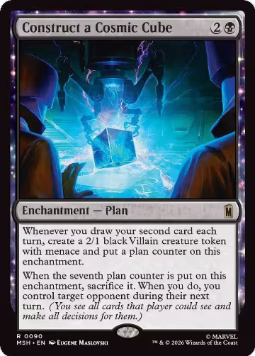 Construct a Cosmic Cube (90), Marvel Super Heroes — Magic card price