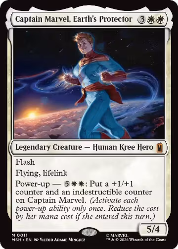 Captain Marvel, Earth's Protector (11), Marvel Super Heroes — Magic card price