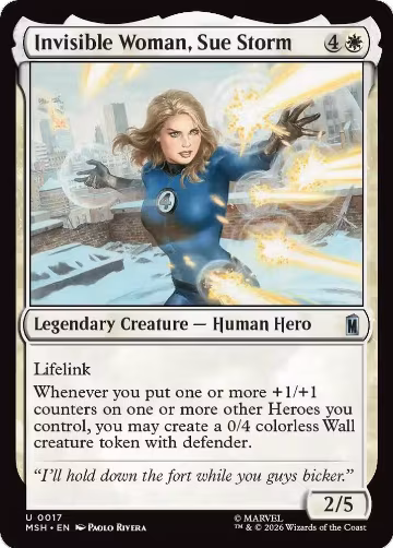 Invisible Woman, Sue Storm (17), Marvel Super Heroes — Magic card price