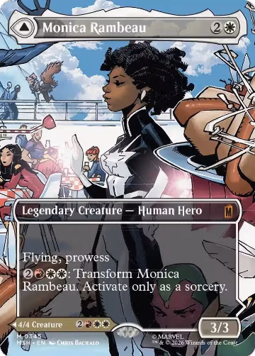 Monica Rambeau (Borderless) (0345) (345), Marvel Super Heroes — Magic card price