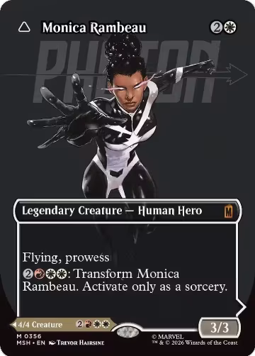 Monica Rambeau (Borderless) (0356) (356), Marvel Super Heroes — Magic card price