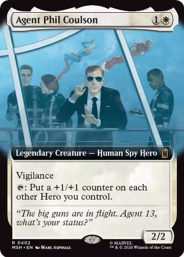 Agent Phil Coulson (Extended Art) (402), Marvel Super Heroes — Magic card price