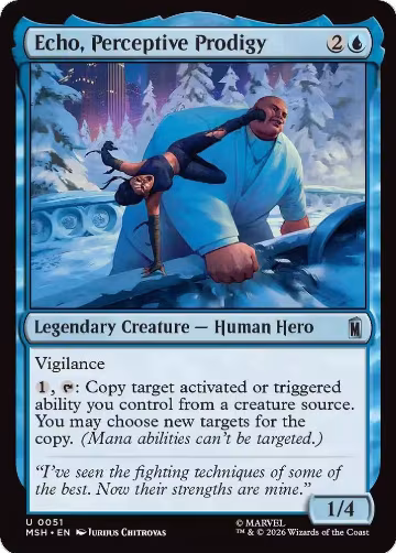 Echo, Perceptive Prodigy (51), Marvel Super Heroes — Magic card price