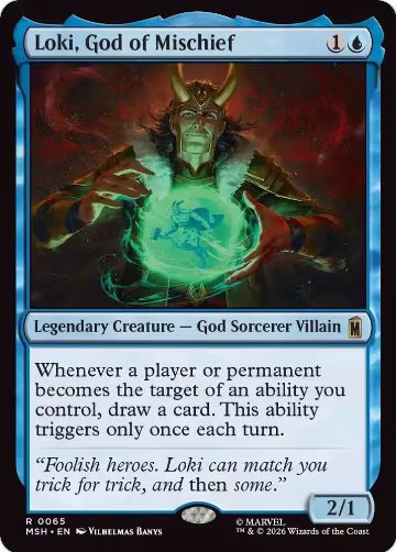 Loki, God of Mischief (65), Marvel Super Heroes — Magic card price