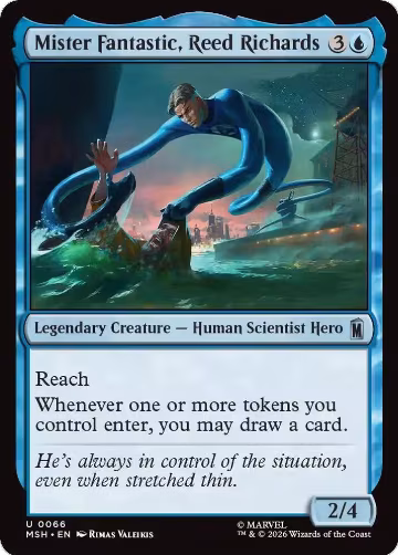 Mister Fantastic, Reed Richards (66), Marvel Super Heroes — Magic card price