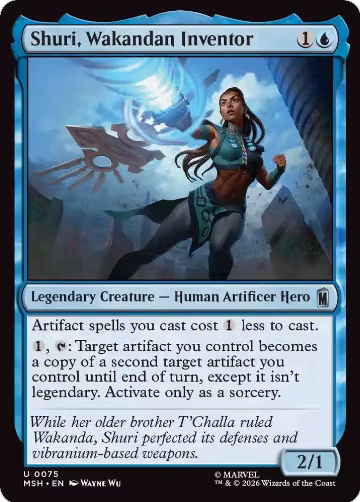 Shuri, Wakandan Inventor (75), Marvel Super Heroes — Magic card price