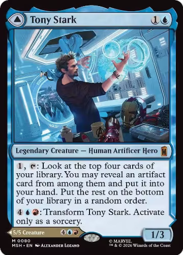 Tony Stark (80), Marvel Super Heroes — Magic card price