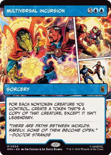 Multiversal Incursion (Borderless) (300), Marvel Super Heroes — Magic card price