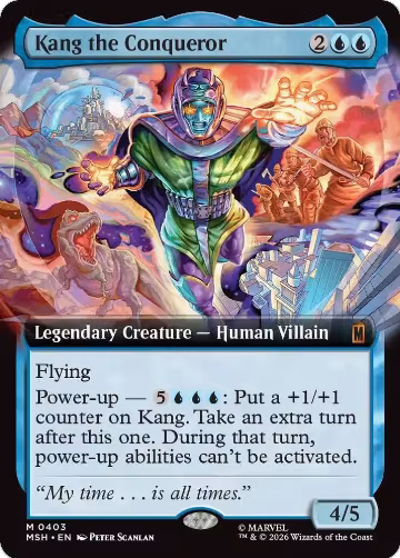 Kang the Conqueror (Extended Art) (403), Marvel Super Heroes — Magic card price