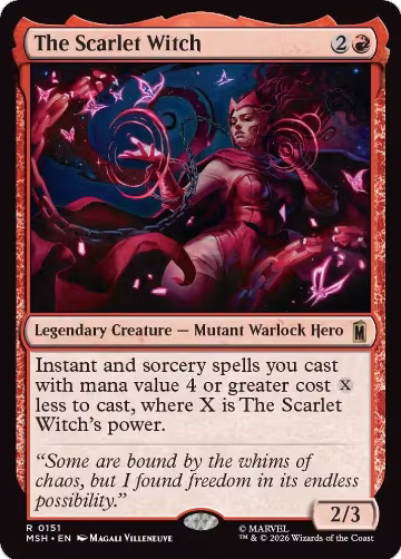 The Scarlet Witch (151), Marvel Super Heroes — Magic card price