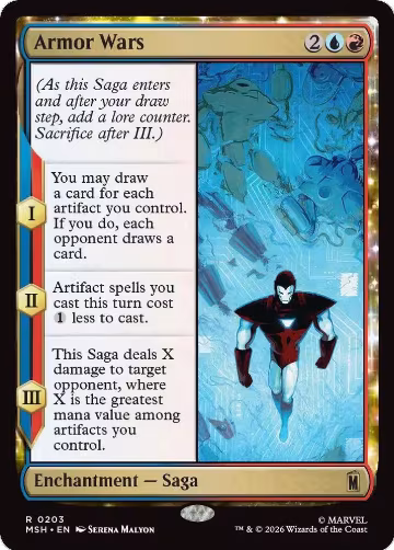 Armor Wars (203), Marvel Super Heroes — Magic card price