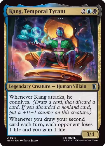 Kang, Temporal Tyrant (217), Marvel Super Heroes — Magic card price
