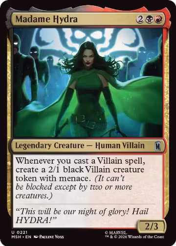 Madame Hydra (221), Marvel Super Heroes — Magic card price