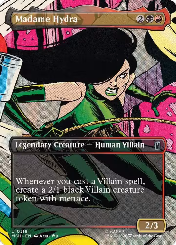 Madame Hydra (Borderless) (318), Marvel Super Heroes — Magic card price