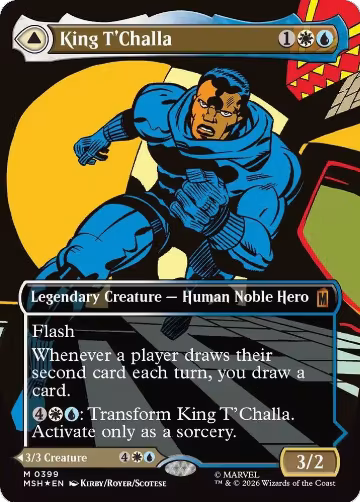 King T'Challa (Borderless) (0399) (399), Marvel Super Heroes — Magic card price