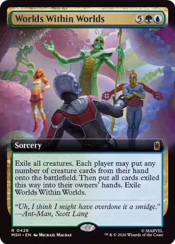 Worlds Within Worlds (Extended Art) (426), Marvel Super Heroes — Magic card price
