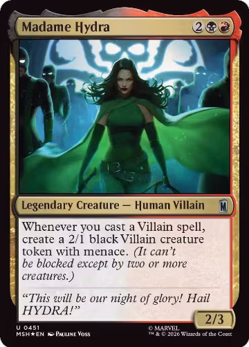 Madame Hydra (Surge Foil) (451), Marvel Super Heroes — Magic card price