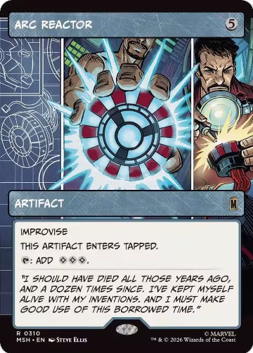 Arc Reactor (Borderless) (310), Marvel Super Heroes — Magic card price