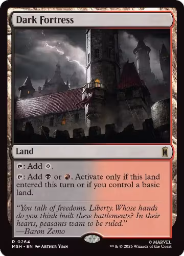 Dark Fortress (264), Marvel Super Heroes — Magic card price