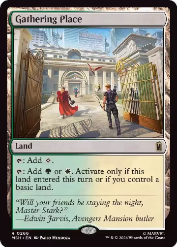 Gathering Place (266), Marvel Super Heroes — Magic card price