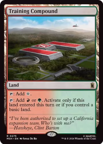 Training Compound (275), Marvel Super Heroes — Magic card price