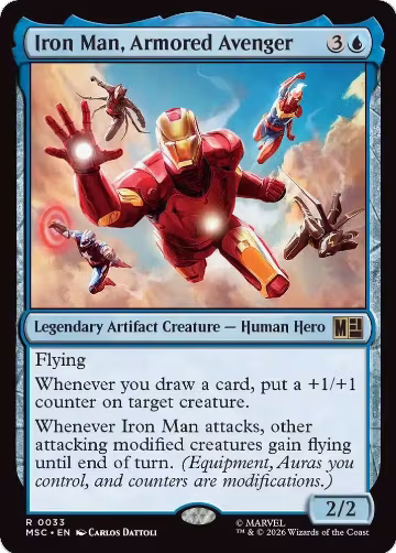 Iron Man, Armored Avenger (33), Commander: Marvel Super Heroes — Magic card price