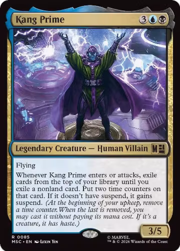 Kang Prime (85), Commander: Marvel Super Heroes — Magic card price