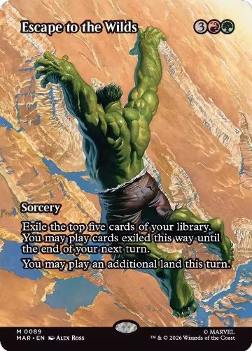 Escape to the Wilds (Borderless) (89), Marvel Universe Eternal-Legal — Magic card price