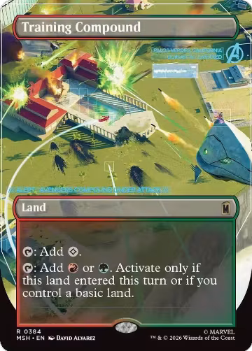 Training Compound (Borderless) (384), Marvel Super Heroes — Magic card price