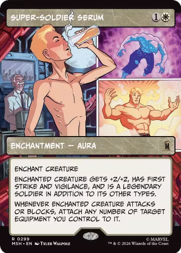 Super-Soldier Serum (Borderless) (299), Marvel Super Heroes — Magic card price