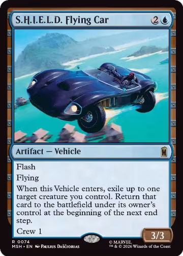 S.H.I.E.L.D. Flying Car (74), Marvel Super Heroes — Magic card price