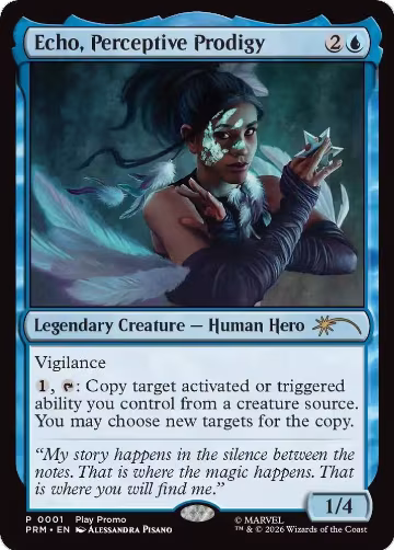 Echo, Perceptive Prodigy (1), Standard Showdown Promos — Magic card price
