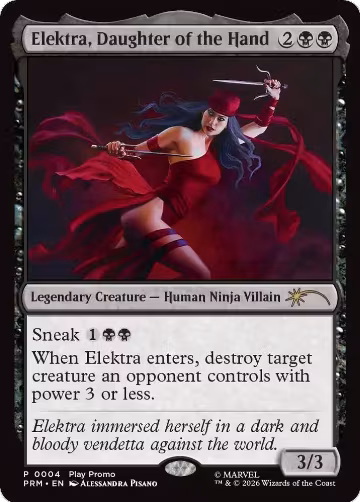 Elektra, Daughter of the Hand (4) — card price