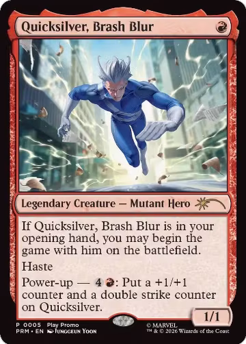 Quicksilver, Brash Blur (4), Standard Showdown Promos — Magic card price