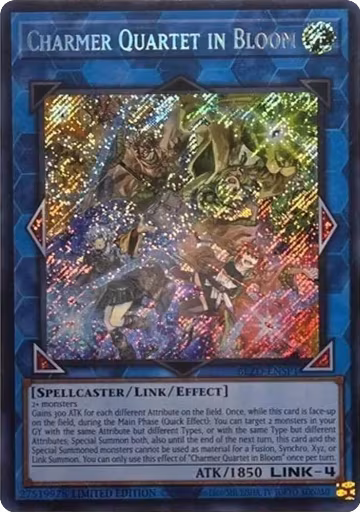 Charmer Quartet in Bloom (Secret Rare) (BLZD-ENSP1), Blazing Dominion — Yu-Gi-Oh! card price