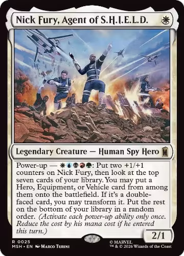 Nick Fury, Agent of S.H.I.E.L.D. (25), Marvel Super Heroes — Magic card price