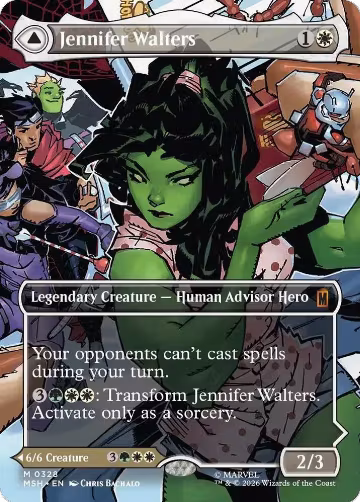Jennifer Walters (Borderless) (0328) (328), Marvel Super Heroes — Magic card price