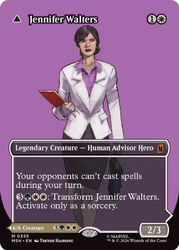 Jennifer Walters (Borderless) (0355) (355), Marvel Super Heroes — Magic card price