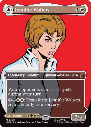Jennifer Walters (Borderless) (0388) (388), Marvel Super Heroes — Magic card price
