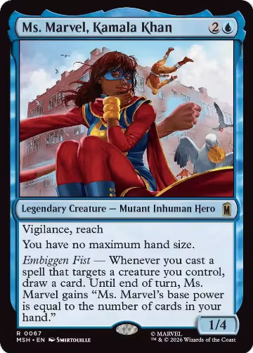 Ms. Marvel, Kamala Khan (67), Marvel Super Heroes — Magic card price