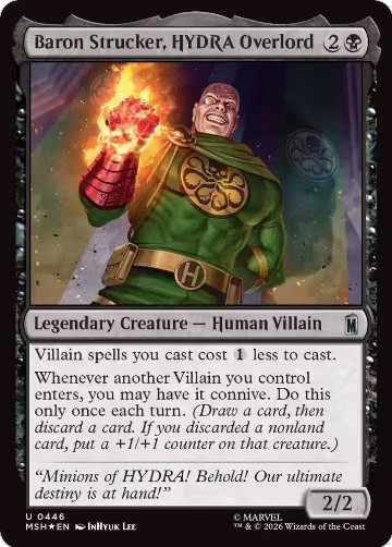 Baron Strucker, HYDRA Overlord (Surge Foil) (446), Marvel Super Heroes — Magic card price