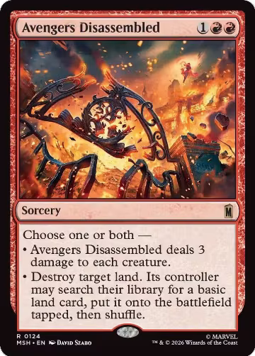Avengers Disassembled (124), Marvel Super Heroes — Magic card price