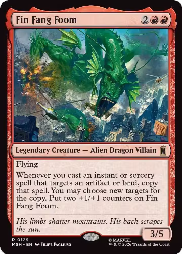 Fin Fang Foom (129), Marvel Super Heroes — Magic card price
