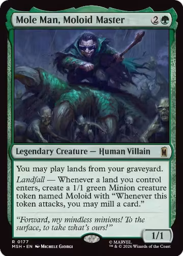 Mole Man, Moloid Master (177), Marvel Super Heroes — Magic card price