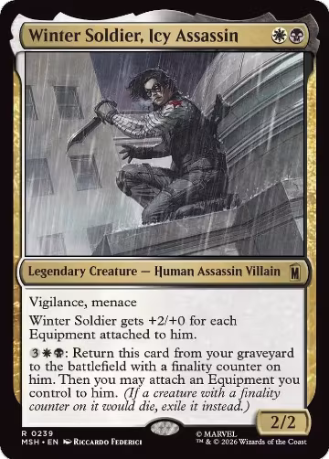 Winter Soldier, Icy Assassin (239), Marvel Super Heroes — Magic card price