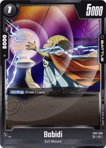 Babidi - ST01-059 (ST01-059), Story Booster 01 — DB Fusion card price