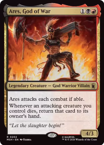 Ares, God of War (202), Marvel Super Heroes — Magic card price