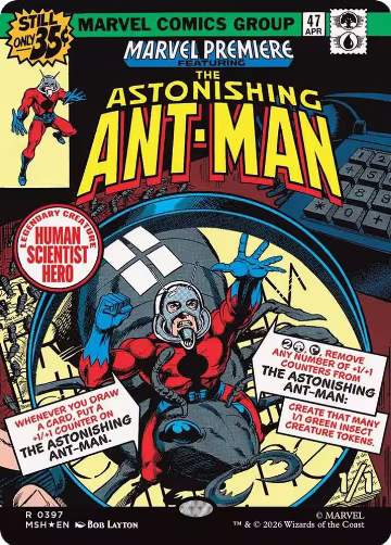 The Astonishing Ant-Man (Borderless) (397), Marvel Super Heroes — Magic card price