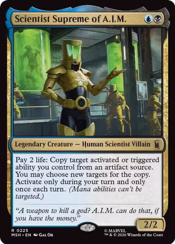 Scientist Supreme of A.I.M. (225), Marvel Super Heroes — Magic card price