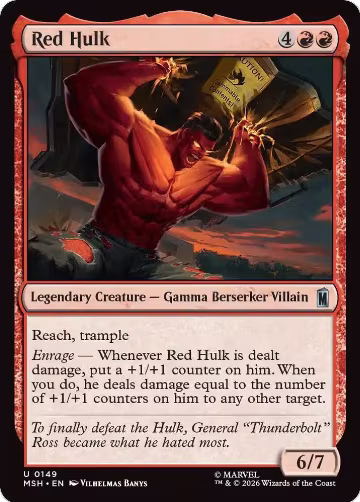 Red Hulk (149), Marvel Super Heroes — Magic card price